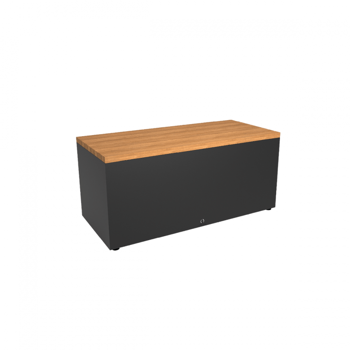 OFYR OFYR GARDEN BENCH BLACK TEAK WOOD