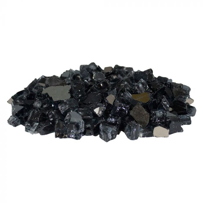 Fire Gear Reflective Fireglass, 1/2 to 3/4-Inch, Ebony