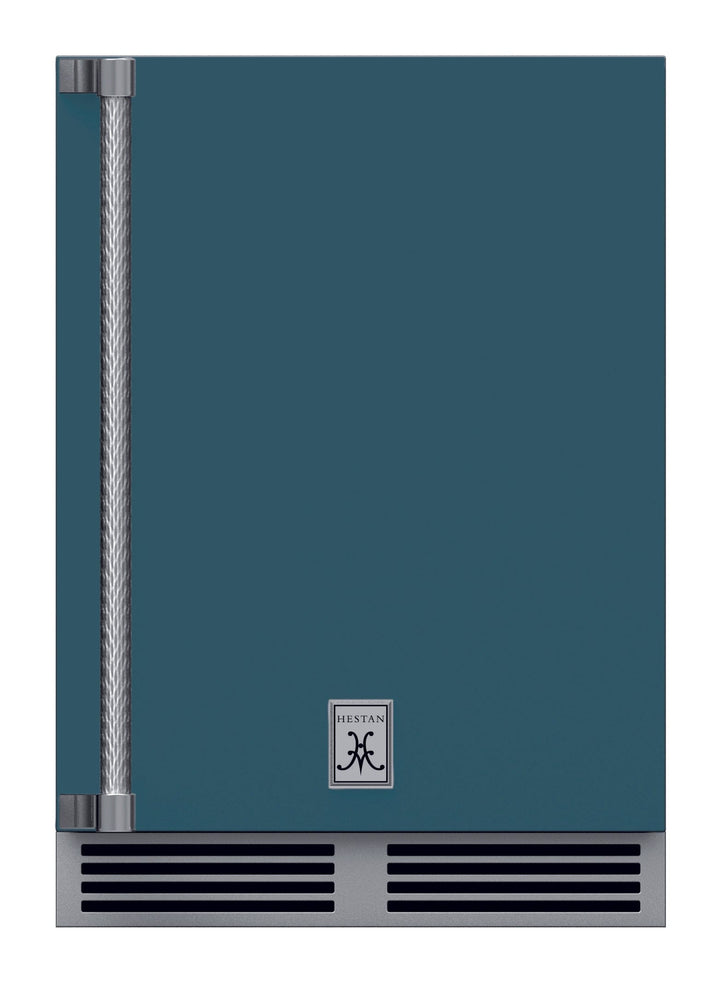 Hestan Outdoor Refrigerator SS & Glass 24” w/Lock, LH, Color