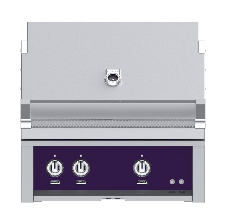 Hestan 42” Built-In Grill, 3 Trellis Burner & 1 Sear Burner w/Rotisserie, LP, Color
