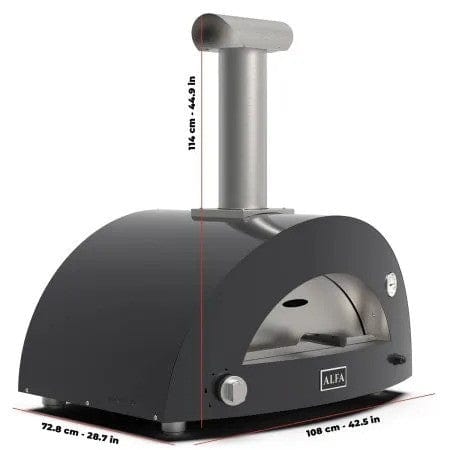 Alfa ALFA MODERNO 3 PIZZE, WOOD, TOP ONLY