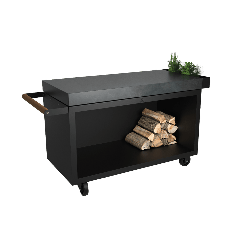 OFYR OFYR MISE EN PLACE TABLE BLACK 135 PRO CERAMIC DARK GREY