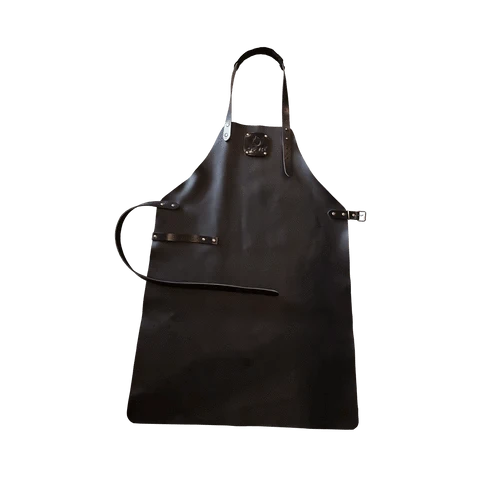 OFYR OFYR LEATHER APRON BLACK