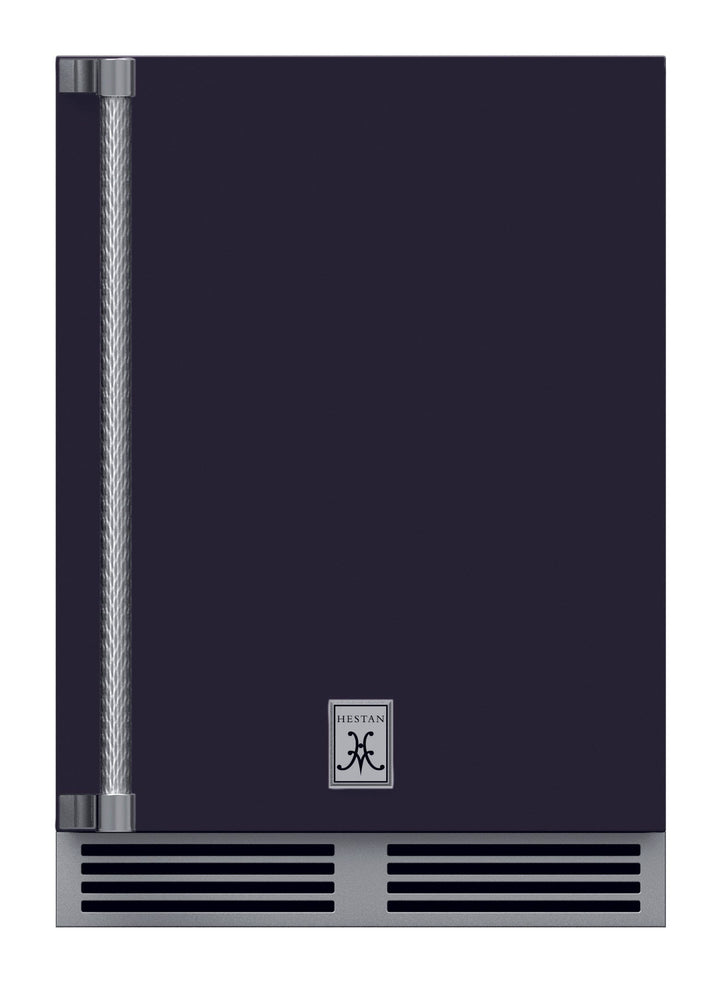 Hestan Outdoor Refrigerator SS & Glass 24” w/Lock, LH, Color