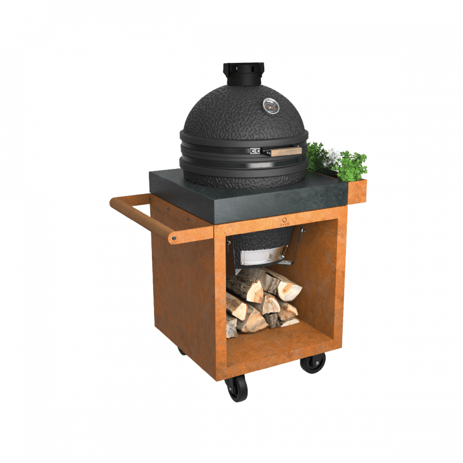 OFYR OFYR KAMADO TABLE CORTEN 65 PRO CONCRETE TB