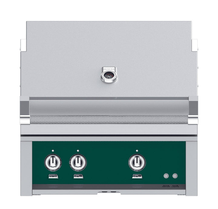 Hestan 42” Built-In Grill, 3 Trellis Burner & 1 Sear Burner w/Rotisserie, LP, Color