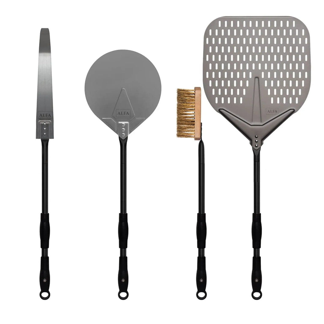 Alfa 36" 4PC PEEL SET (med peel, turner, brush & rake)