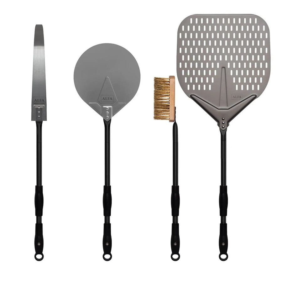 Alfa 36" 4PC PEEL SET (med peel, turner, brush & rake)
