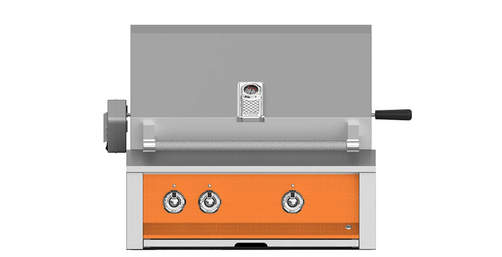 Hestan ASPIRE Grill Built-In 3 U-Burner Rotisserie 36"