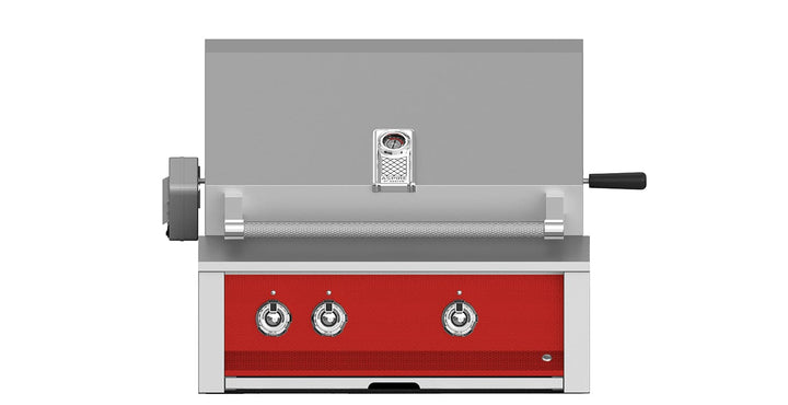 Hestan ASPIRE Grill Built-In 3 U-Burner Rotisserie 36"