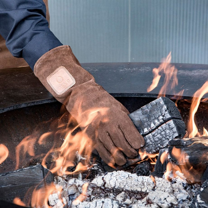 OFYR OFYR GLOVES BROWN