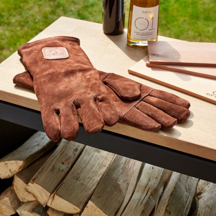 OFYR OFYR GLOVES BROWN