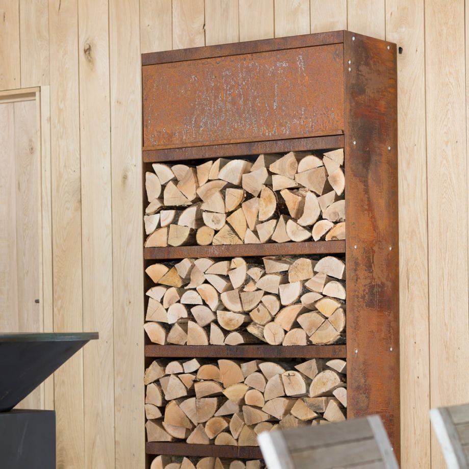 OFYR OFYR WOOD STORAGE CORTEN 100