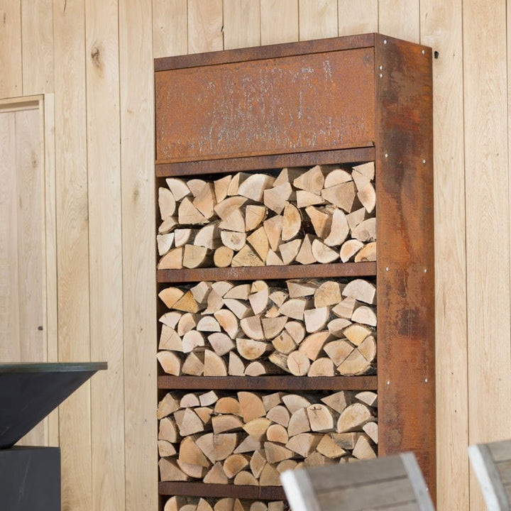 OFYR OFYR WOOD STORAGE CORTEN 100