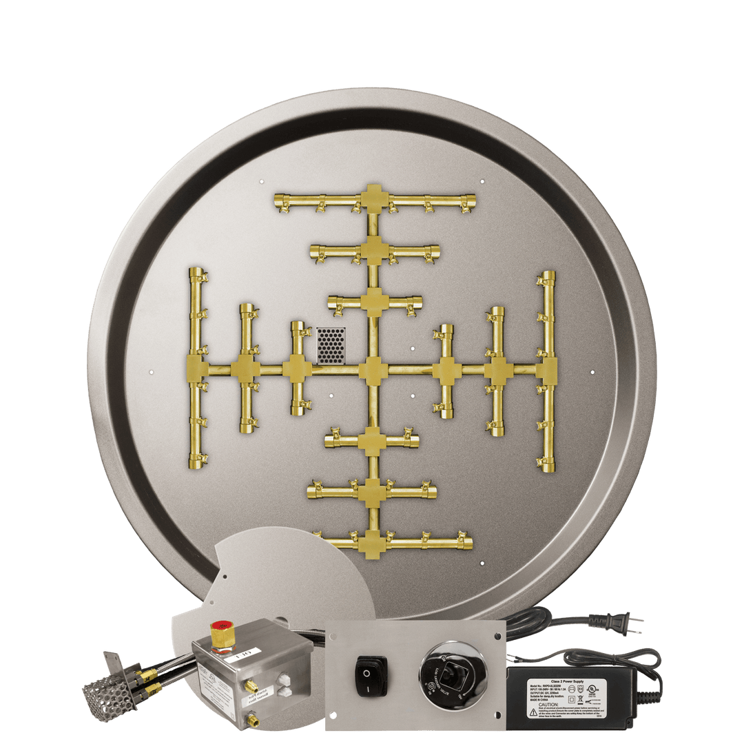 Fire Gear AWS PRO Series Round Snowflake Drop-In Burner System