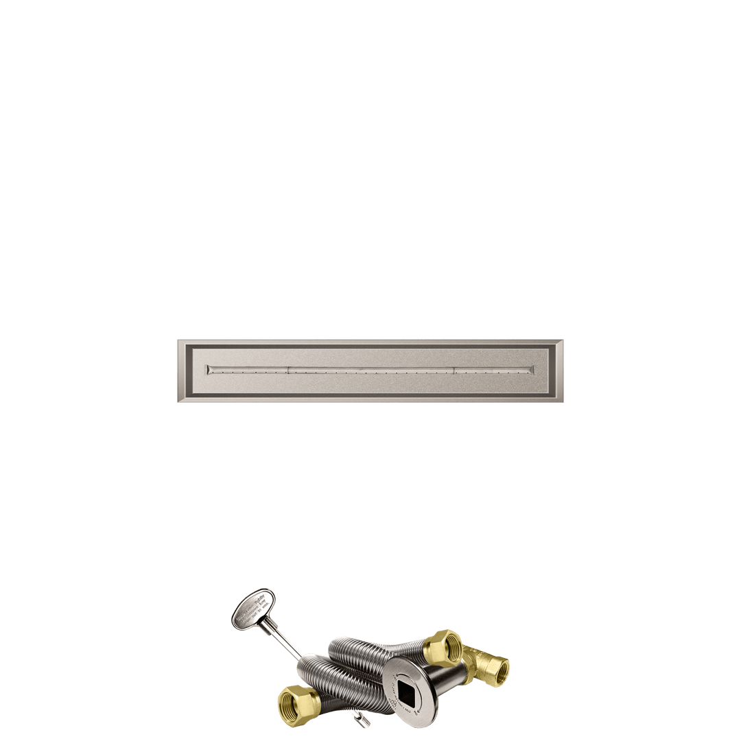 Fire Gear MT Linear Stainless Steel T Burner System With Flat Pan