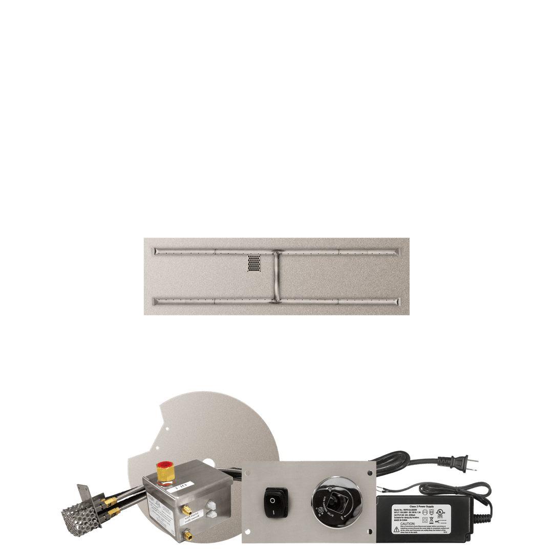 Fire Gear AWS Linear Stainless Steel H Burner System With Flat Pan