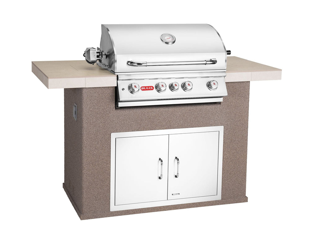 Bull Grills Master Q Outdoor Kitchen & Stainless Steel Grill
