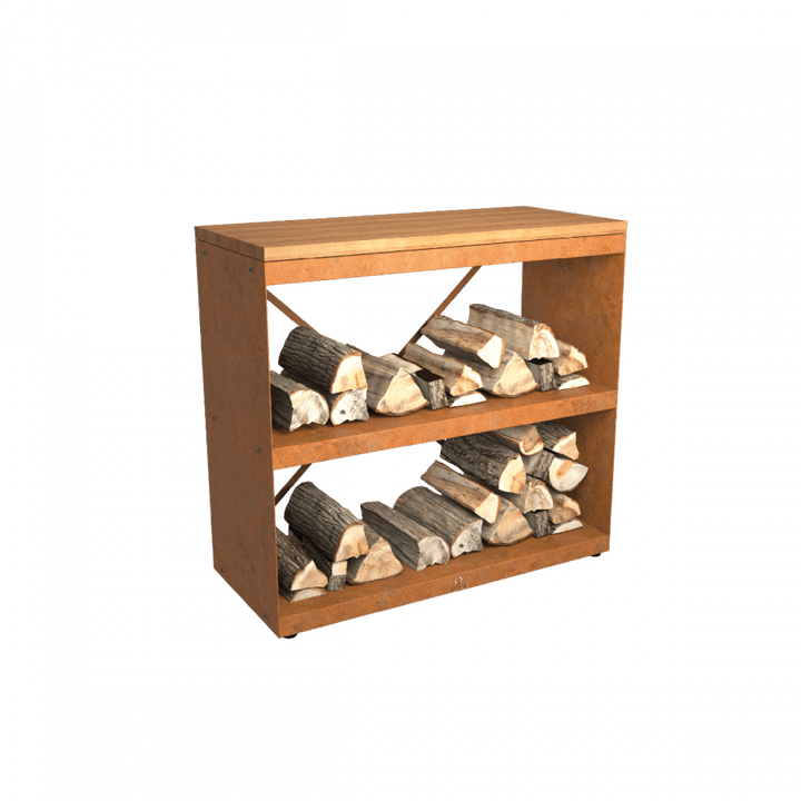 OFYR WOOD STORAGE DRESSOIR CORTEN TEAK WOOD