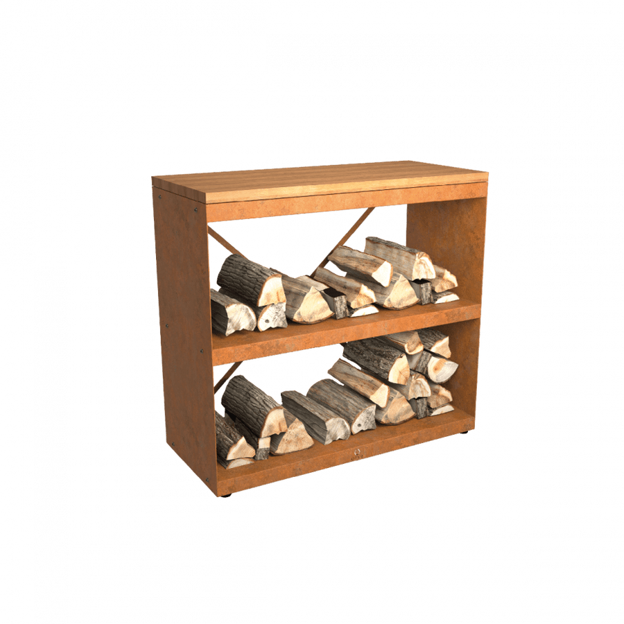 OFYR WOOD STORAGE DRESSOIR CORTEN TEAK WOOD