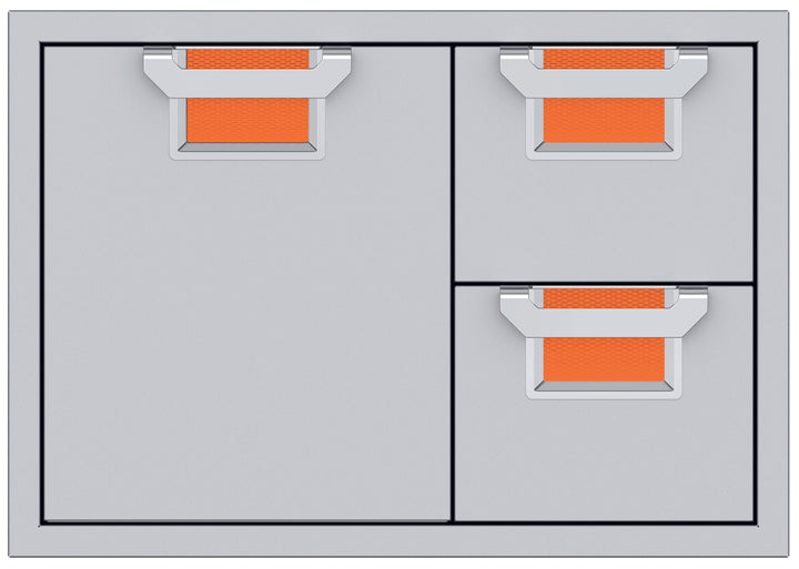 Hestan ASPIRE Double Drawer and Storage Door Combination 30"