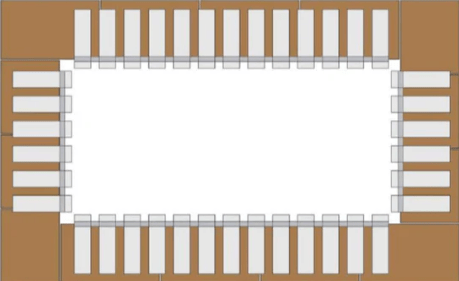 Fire Gear TPSI PRO SERIES Square Flat Pan Paver (SRW/PAVER KITS)