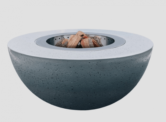 Fire Gear 42” LUME SURROUND Smoke-Less Fire Pit + GFRC Enclosure
